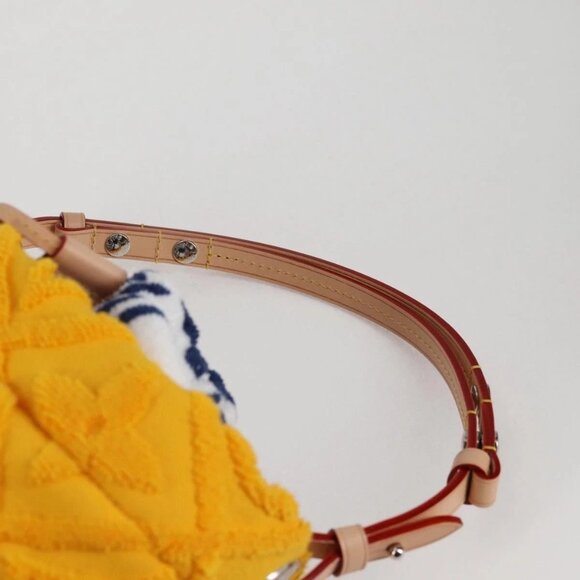 LOUIS VUITTON Bucket LV Vacation Shoulder Bag Pile Yellow M25144 LV Auth KD246SM - Picture 9 of 14